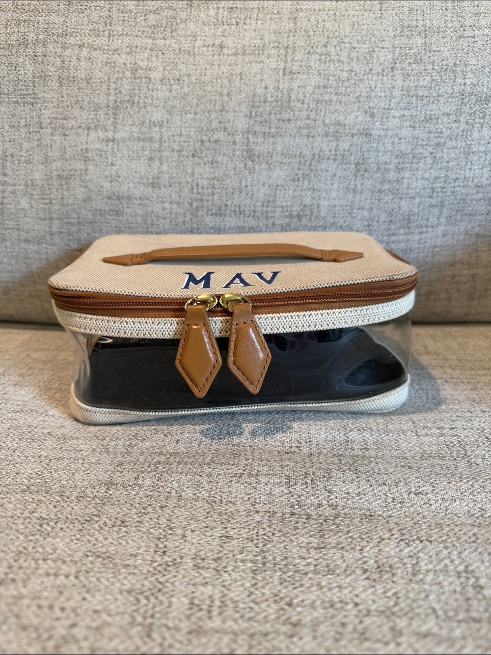 Paravel Travel See-through Toiletry Case-8.5”x5.5”x3.5”